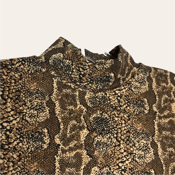 NEW Vintage Denim Republic snake skin bodysuit - Picture 4 of 8